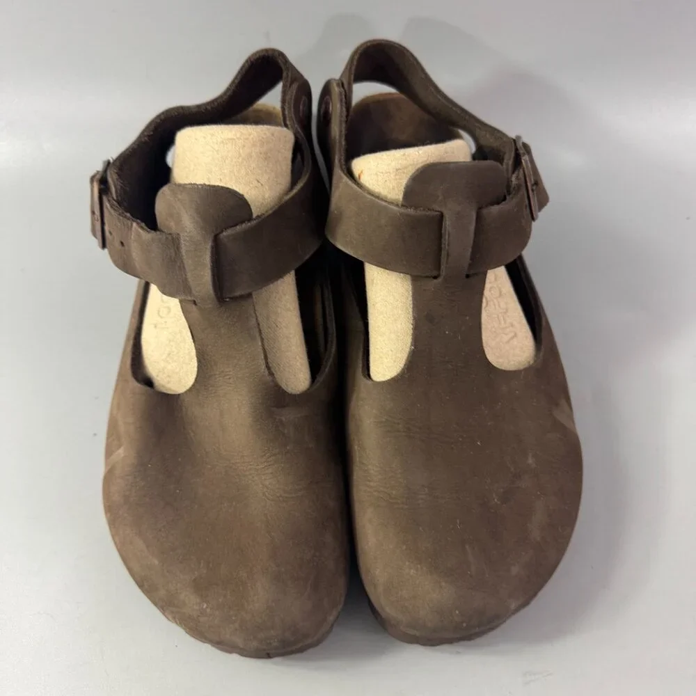 Birkenstock Bonn Nubuck Leather Sandals, Size 39 - Picture 5 of 14